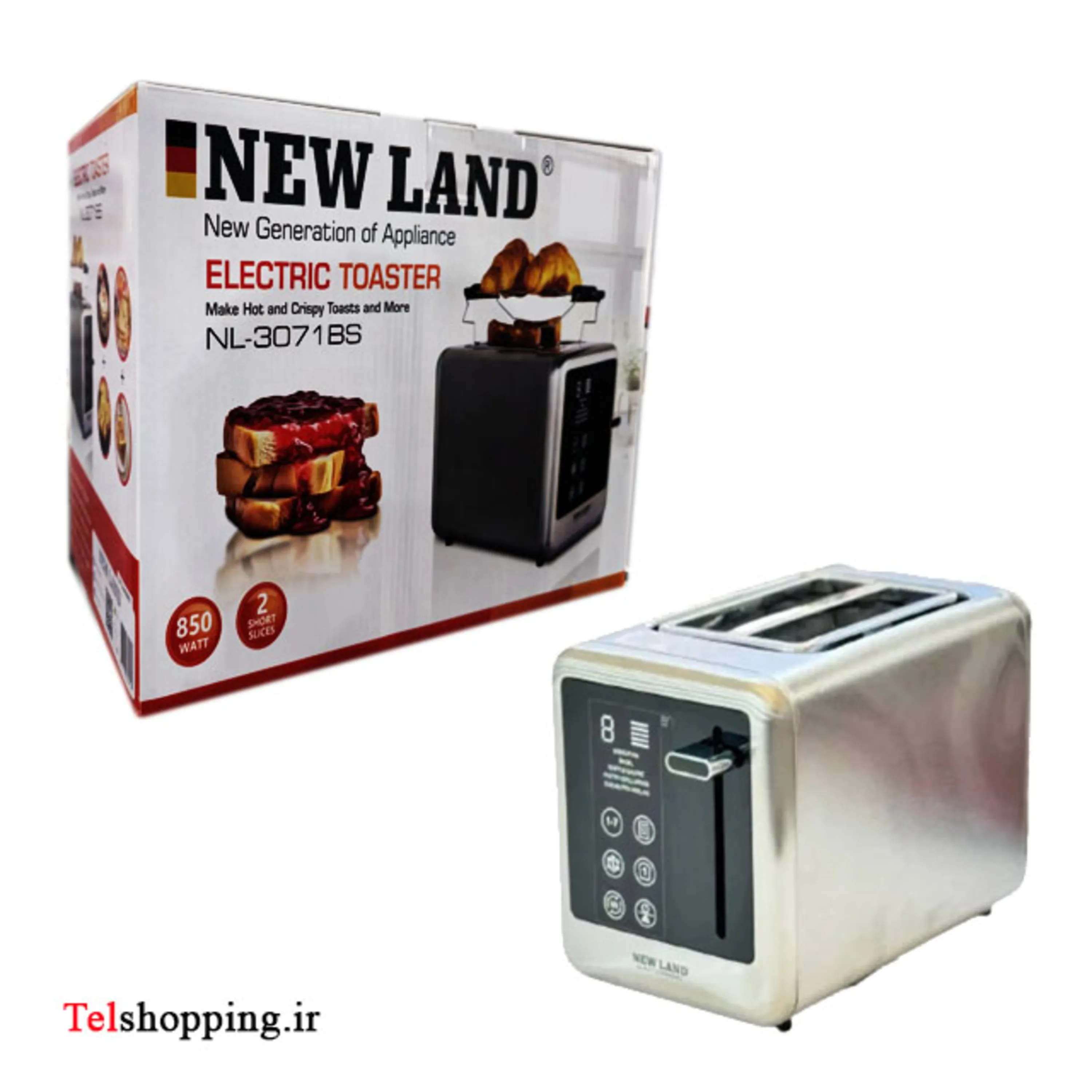 توستر نان دیجیتال نیولند مدل 3071